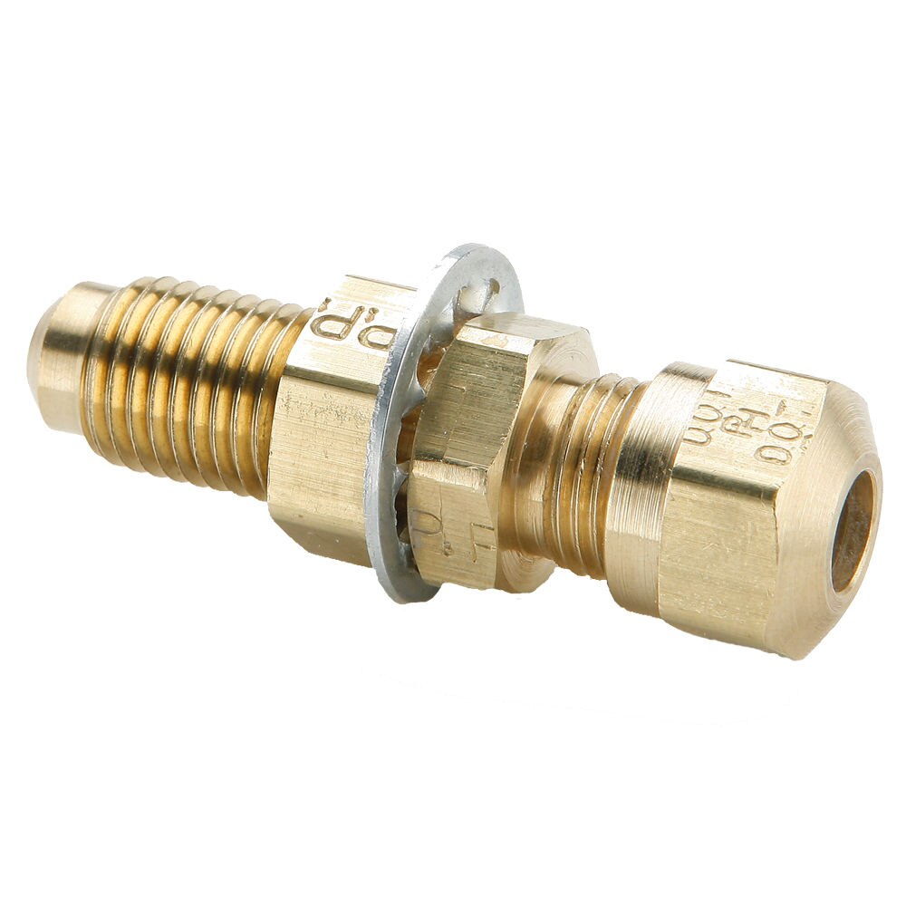 Tube to Flare Bulkhead Air Brake D.O.T. Compression Style Fittings for J844 Tubing NTA